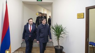 ՀՀ քննչական կոմիտեի հերթական քննչական բաժինը նոր, վերանորոգված վարչական տարածք ունի․ բացման արարողությանը մասնակցել է Արգիշտի Քյարամյանը (լուսանկարներ)